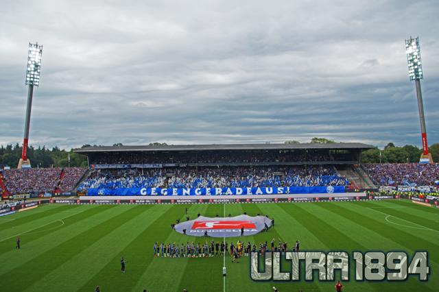 Karlsruhe Choreo gegen Hamburg