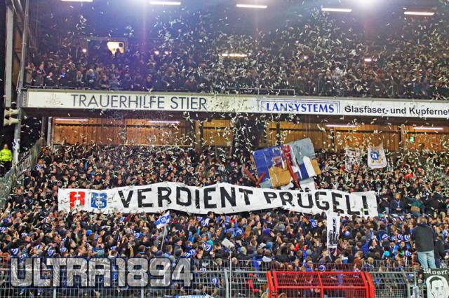 Karlsruhe Choreo gegen Leipzig