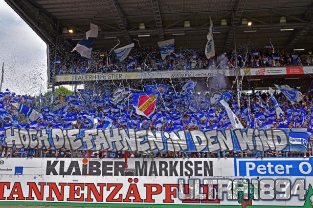 Karlsruhe Choreo gegen Paderborn
