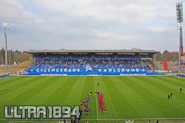 Karlsruhe Choreo gegen Unterhaching