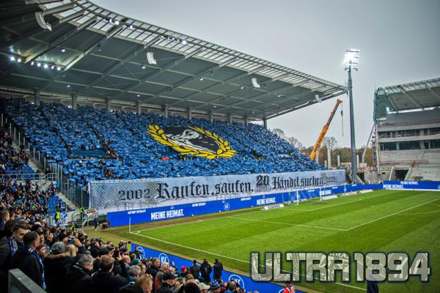 Karlsruhe Choreo gegen St. Pauli