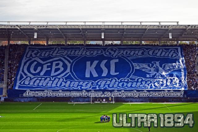 Karlsruhe Choreo gegen Düsseldorf