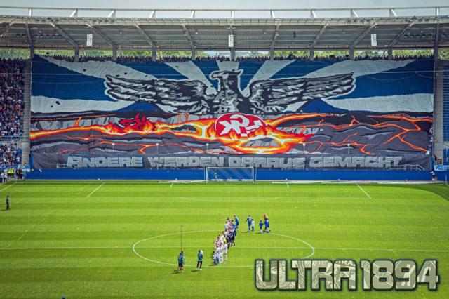 Karlsruhe Choreo gegen Kaiserslautern