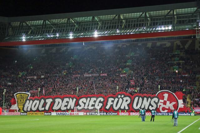 Kaiserslautern Choreo gegen Düsseldorf