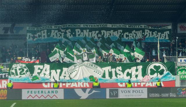 SpVgg Fürth Choreo in Kiel