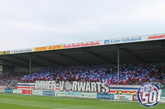 Holstein Kiel Choreo gegen Heidenheim