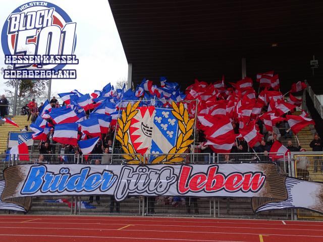Freundschafts-Choreo von Kiel und Kassel