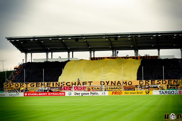 Dynamo Choreo in Zwickau gegen Koblenz