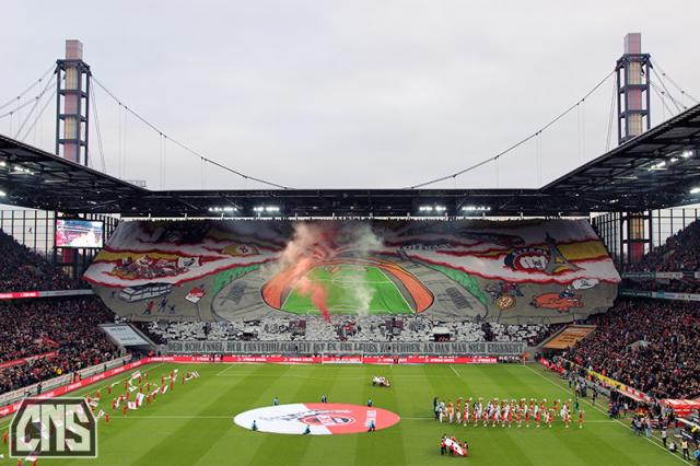 Köln Choreo gegen Dortmund