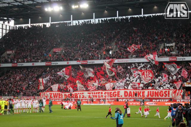 Köln Choreo gegen Mainz