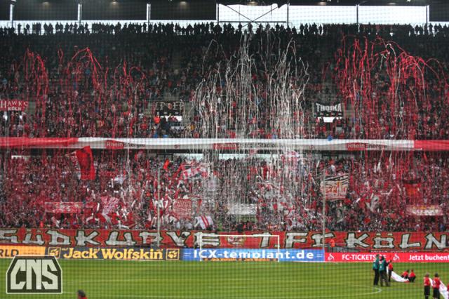 Köln Choreo gegen Paderborn