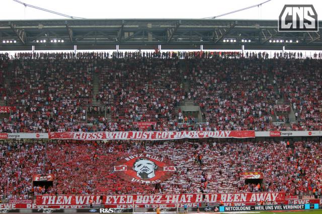 Köln Choreo gegen Wolfsburg