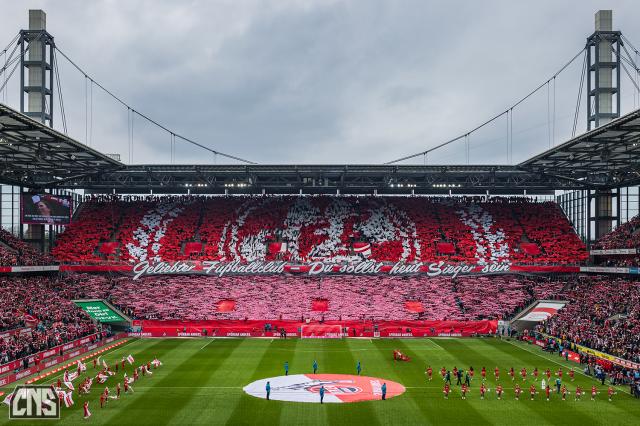Köln Choreo gegen Mönchengladbach