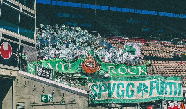 SpVgg Fürth Choreo in Kaiserslautern
