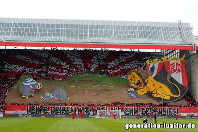 Kaiserslautern Choreo gegen Karlsruhe