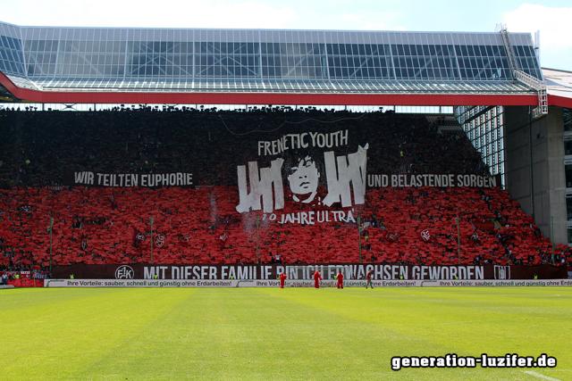 Kaiserslautern Choreo gegen Nürnberg