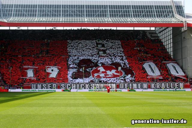 Kaiserslautern Choreo gegen Regensburg