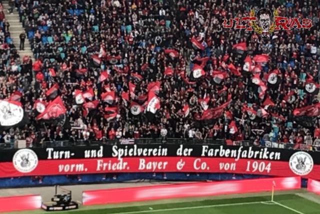 Leverkusen Choreo in Leipzig