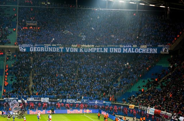 Schalke Choreo in Leipzig
