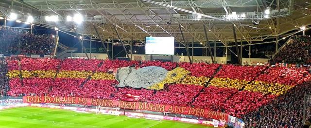 Leipzig Choreo gegen Mönchengladbach