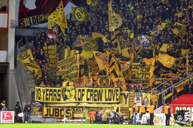 Dortmund Choreo in Leverkusen