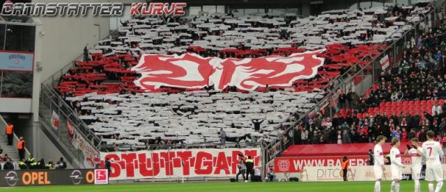 VfB Choreo in Leverkusen