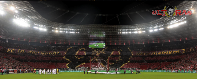 Leverkusen Choreo gegen Düsseldorf