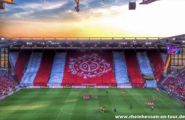 Mainz Choreo gegen Asteras Tripolis