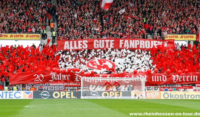Mainz Choreo gegen Bayern