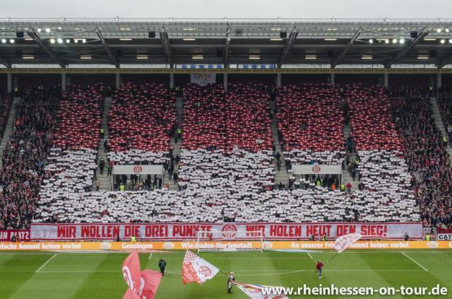 Mainz Choreo gegen Bremen