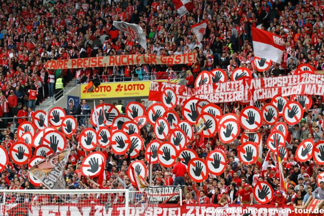 Mainz Choreo gegen Gladbach