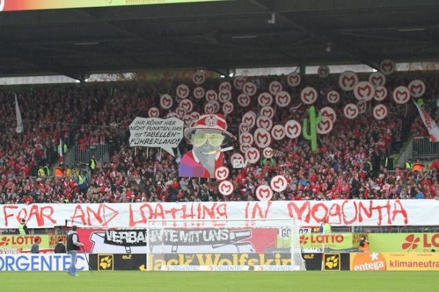 Mainz Choreo gegen Hamburg