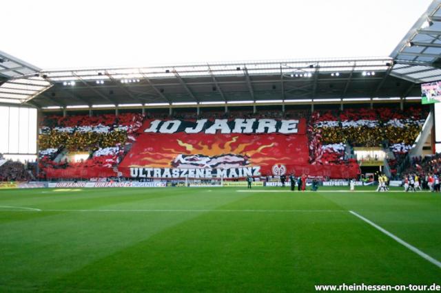 Mainz Choreo gegen Hamburg