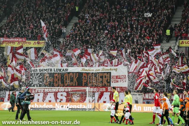 Mainz Choreo gegen Hamburg
