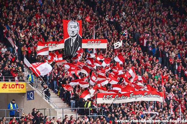 Mainz Choreo gegen Leverkusen