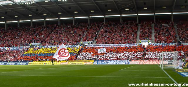 Mainz Choreo gegen Leverkusen