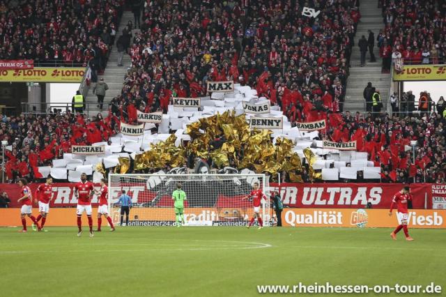 Mainz Choreo gegen Leverkusen