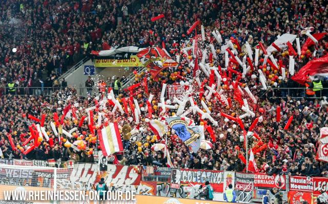 Mainz Choreo gegen Stuttgart
