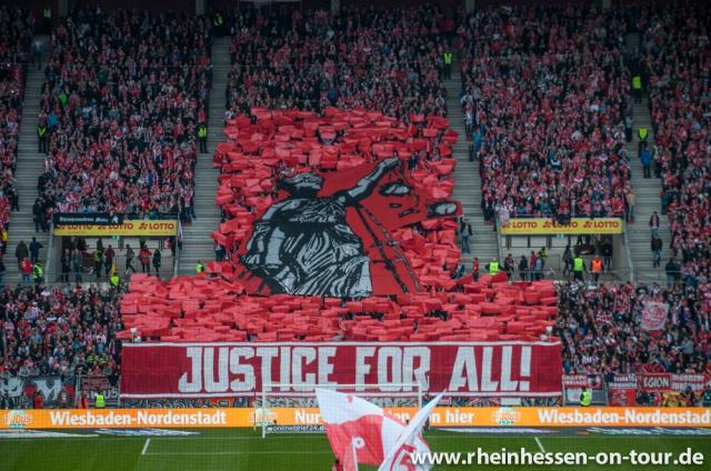 Mainz Choreo gegen Wolfsburg