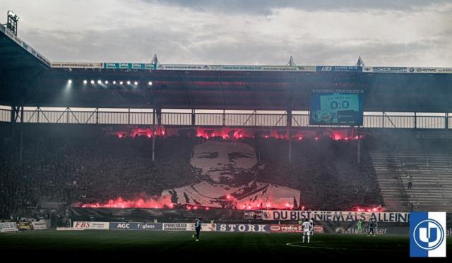 Magdeburg Choreo gegen Hansa Rostock