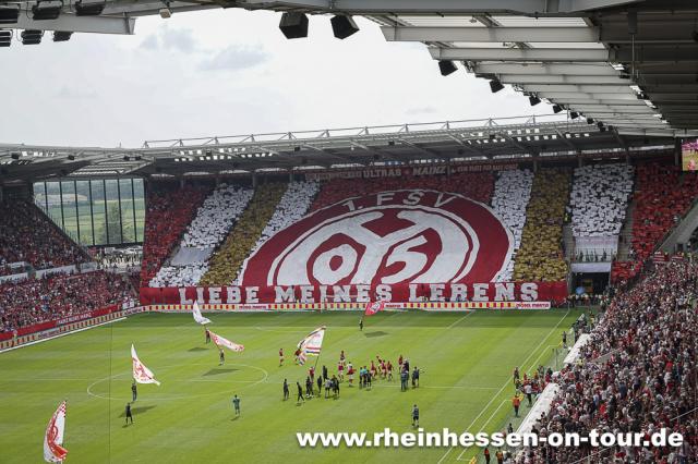 Mainz Choreo gegen Stuttgart