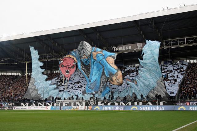 Mannheim Choreo gegen Kaiserslautern