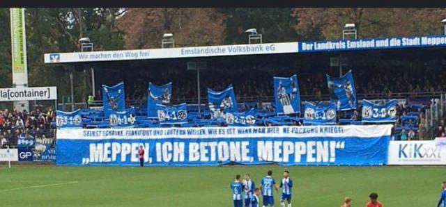 Meppen Choreo gegen Bayern II