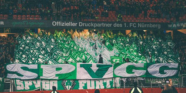 SpVgg Fürth Choreo in Nürnberg