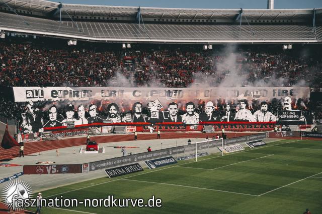 Nürnberg Choreo gegen Karlsruhe
