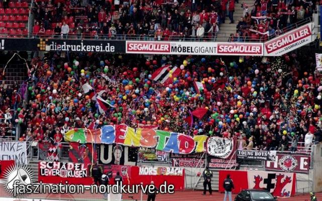 Leverkusen Choreo in Nürnberg