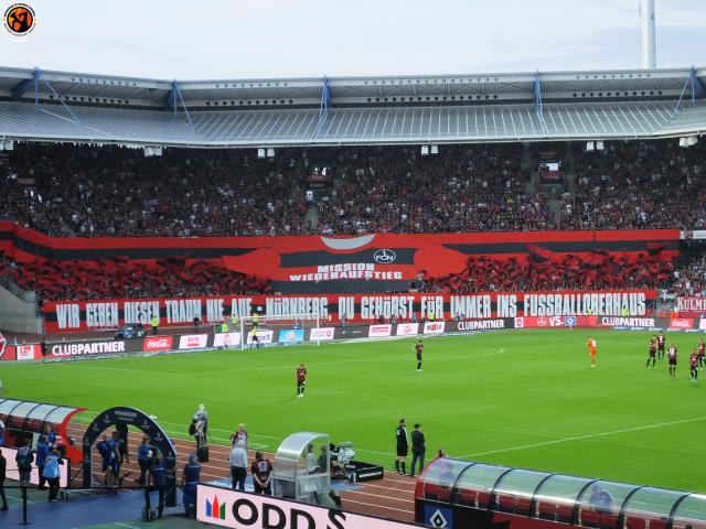 Nürnberg Choreo gegen Hamburg