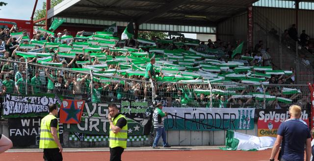 SpVgg Fürth Choreo in Oberhausen
