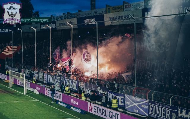Osnabrücker Pyro gegen Rostock