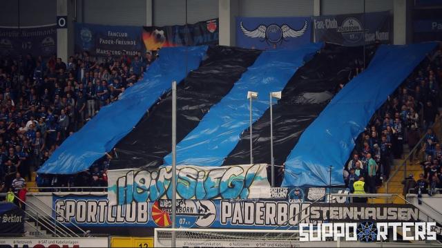 Paderborn Choreo gegen Großaspach